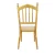 Import elegant modern wedding banquet furniture gold napoleon metal iron chairs for restaurant and banquet from China
