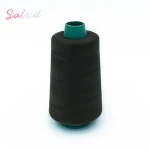 embroidery thread manufacturer 100% spun polyester sewing thread silk thread cone yarn for Cross Stitch