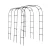 Import European Arch Flower Frame Best Selling Outdoor Simple Design   Plastic Garden Arch for Climbing Plants from China