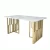 Import European square modern table square chinese bar table marble restaurant table from China
