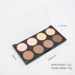 Face contour palette professional make up matte press powder oil-control silk press powder
