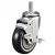 Import Factory 3 inch swivel expanding adapter PU Caster with brake from China
