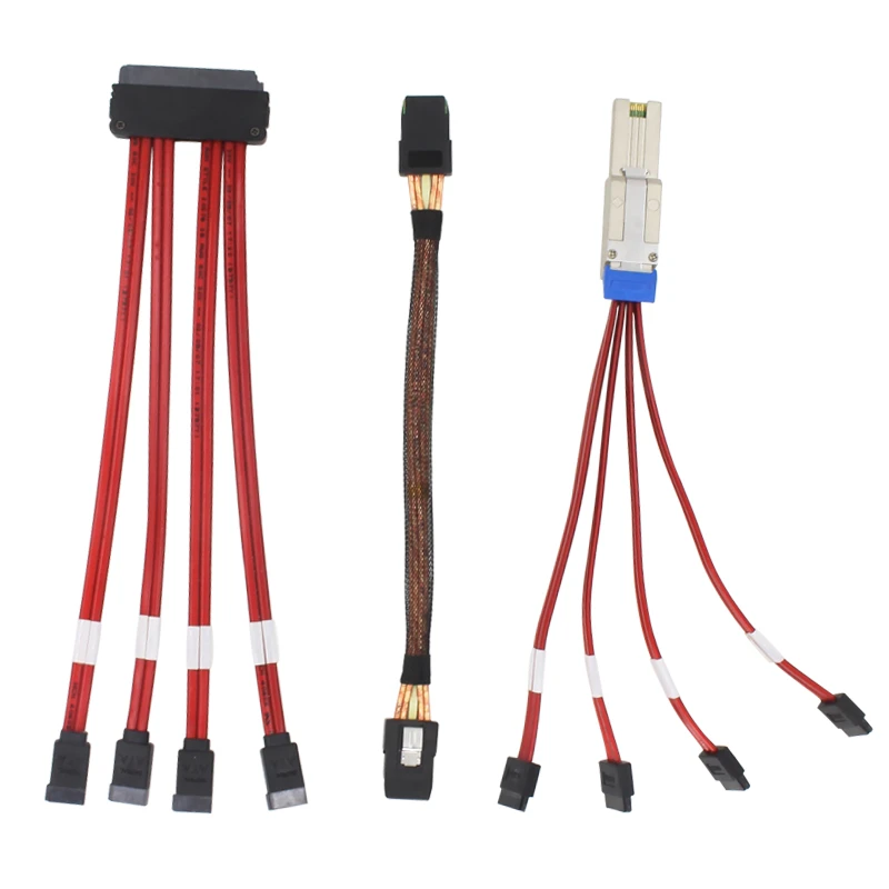 Factory custom processing  female 32pin to female 7pin X 4  HDD extension sata data power cable   1 point 4 adapter data cable