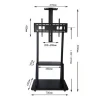 Factory Direct Supply Cheap Portable TV Stand Mount