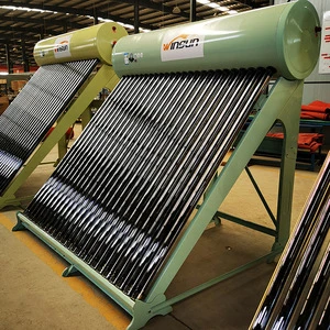 Factory direct supply stainless steel vacuum tube solar water heater for hotel using