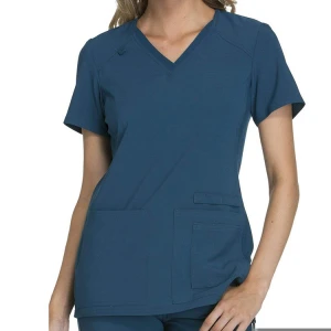 Factory Directly Stretch Fabric V-neck  Hospital Women Nurse Medical Scrubs uniforms