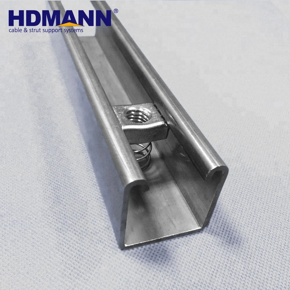 Factory Galvanized Steel or Stainless Steel Strut C Channel Standard Sizes Supplied for All Free Available 30% Deposite 1.4-3mm
