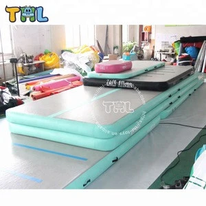 factory manufactory used air track for sale/tumble track inflatable air mat for gymnastics