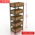 Import Factory price 600x350x1600mm 5 layers supermarket product store display rack from China