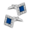 Factory Price Custom Clothes Cufflink Cuff Links with Crystal