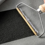 Factory price Fabric Shaver Reusable Travel Wood plastic Lint Roller Tool Multifunctional Coat Stripper Double-sided