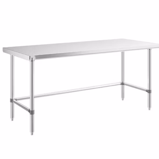 Factory Price Hospital Medical Commercial 304 Ss Work Instrument Prep Sorting Catering Operating Trolley Stainless Steel Surgical Table