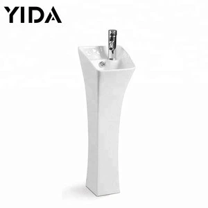 Factory supplier bathroom sink ceramic pedestal pedicure sinks for sale