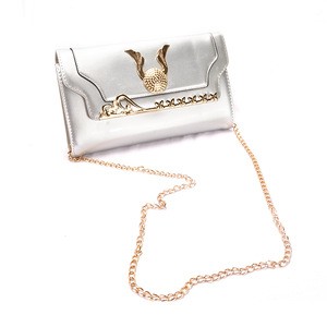 Factory Supplying China Manufacturer Heart Shaped Glossy Pu Luxury Evening Bag For Lady