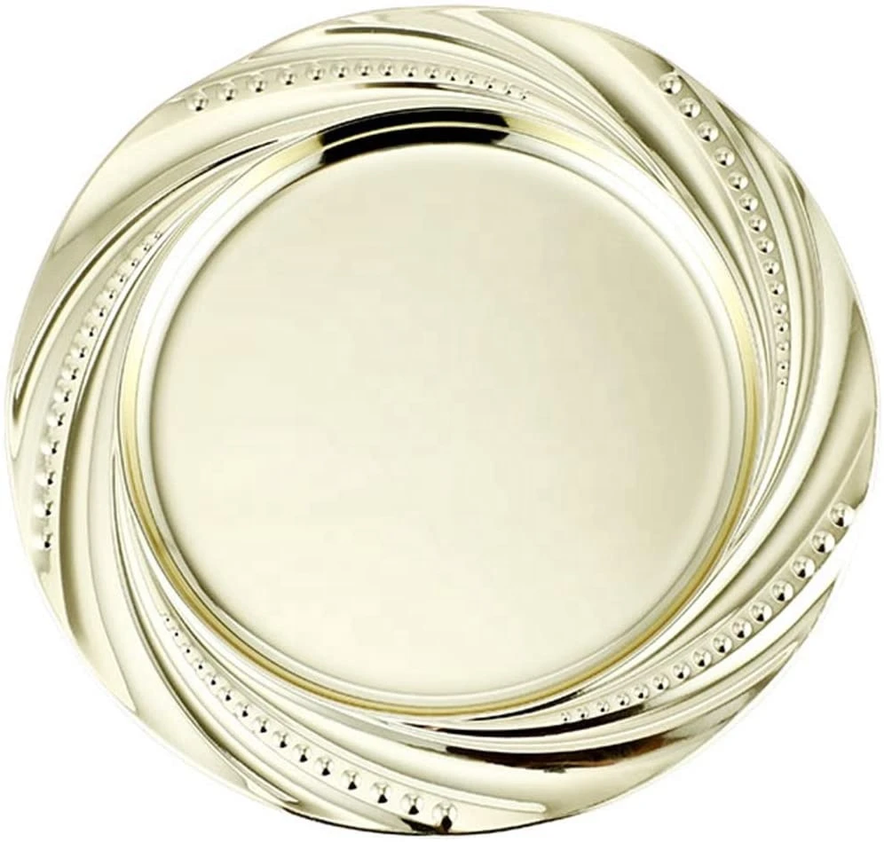 Factory wholesale cheap bulk 13 inch 12inch gold dinner  charger plate