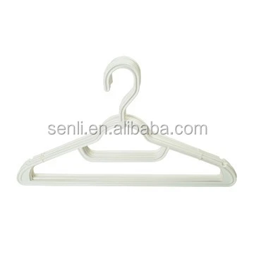 Factory Wholesale Household Plastic Cloth Hanger 6 PACK, ITEM NO: 901014