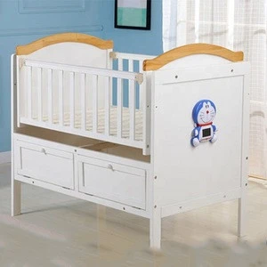 Factory wholesale modern design wooden electric  baby cradle swing baby crib bed for new born kids