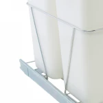 Factory Wholesale Recycle Wall Mounted Kitchen Metal And Plastic Waste Bins