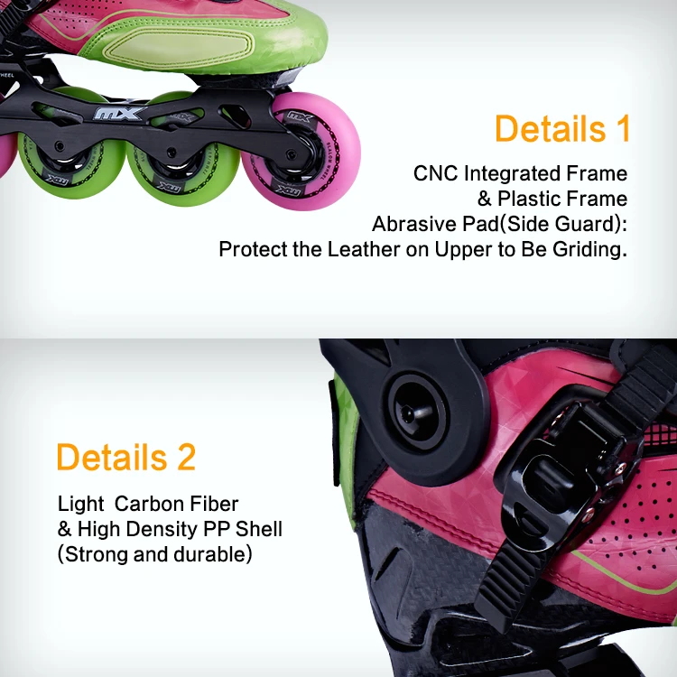 Famous Brand Abec7 Pro Bearing Carbon Fiber Outsole Carbon Roller Skate