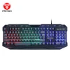 Fantech K10 High quality cheap keyboard gaming LED backlit OEM gaming wired keyboard for gamer