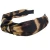 Import Fashion Autumn And Winter Popular Personality Leopard Color Bow Knot Cross Headband Hair Hoop Hair Accessory from China