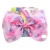 Import Fashion colorful ribbed ribbon bow with clip baby hair accessories 8inch big bow with cards hairgrips from China