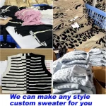 Fashion Crew Neck Jacquard Jumper Manufacturers Pullover Oversized Winter Cotton Custom Knitted MenS Sweaters