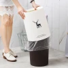 Fashion custom logo trash can waste bins