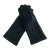 Import Fashion PU back elastic black thin warm womens cashmere gloves from China