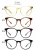 Fashion vogue stock acetate optical frame anti blue light glasses frames eyewear