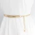 Import Fashionable and elegant gold women&#x27;s waist chain dress decorated with large metal ring belt from China
