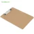 Import FC A4 A5 natural color MDF clip board wooden clipboard from China