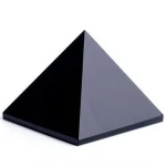 Fengshui Natural Obsidian Quartz Crystal Pyramid Healing Crystal Crafts