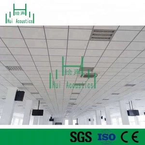 Fiberglass High Sound Absorption Coefficient Ceiling Tile Manufacture Ceiling Tile Manufacturers