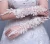 Import fingerless lace bridal thermal fingerless wedding gloves white embroidery long sexy gloves MGB11 from China