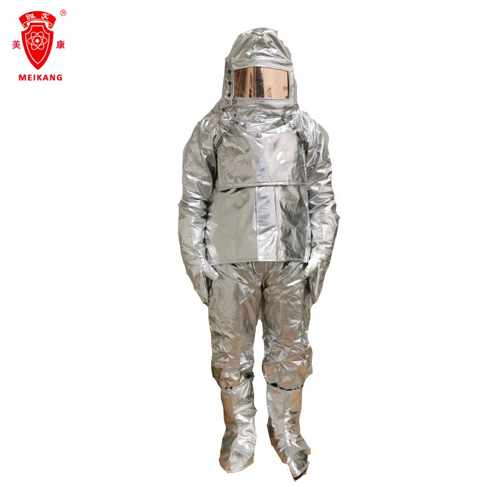fire fighting thermal heat insulation clothing split retardant overalls suit fireman