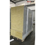 Fireproof Rock wool Clean Room Sandwich Panel Insulated Exterior Wall Panel