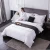 Import Five Star Hotel white bedding set 100% bedroom set hotel for sale from China
