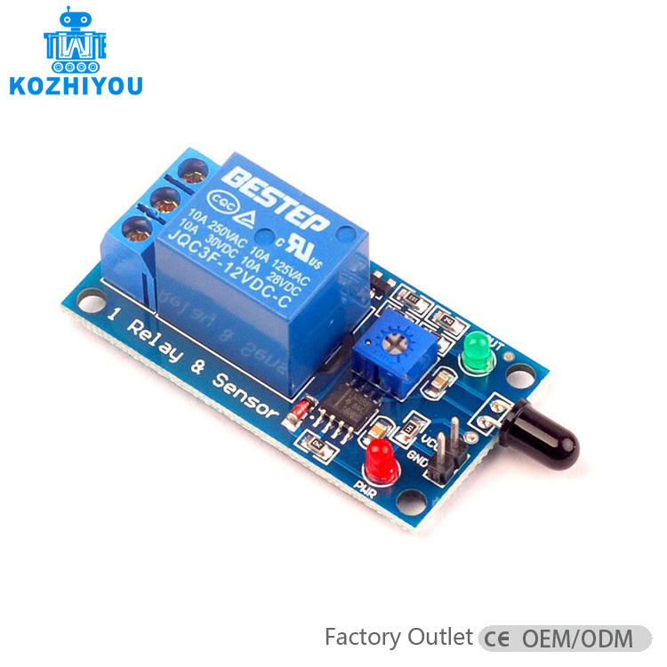Buy Flame Sensor Module 12v Relay Module In Flame Fire Detection Fire ...
