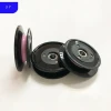 Flanged Plastic Pulley For Thread Rope Yarn, Coil Winding Tensioner Pulley,Winding Machine Pulley Wheel CR1015