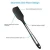 Import Flexible Silicone Spatula Turner Heat Resistant Ideal for Flipping Eggs Crepes Brownies and More BPA Free  Small Size from China