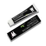 Fluoride Free Mint Flavor Activated Teeth Whitening Bamboo Charcoal Toothpaste