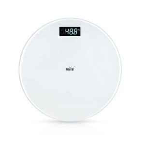 Foldable Handle Circular Household 180kg Digital Personal Body Bathroom Scale with CE&amp;RoHS Certificate