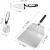 Import Foldable Handle Pizza Peel  Pizza Spatula Set Stainless Steel Pizza Paddle Shovel Cutter Wheel  Pie Server from China