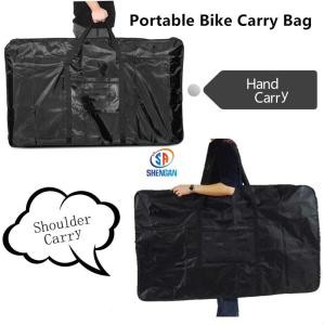 Folding Bike Bag Thick Bicycle Carry Bag Transport Case for Transport,Air Travel,Shipping (26 inch to 29 inch)