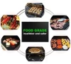 Food contact safe heat resistant nonstick BBQ grill mat set