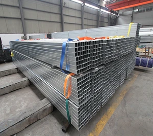 For construction used and greenhouse used pre-galvanized square steel pipe