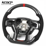 for Ford Ranger Raptor /Available for all car models Private custom gloss carbon fiber steering wheel