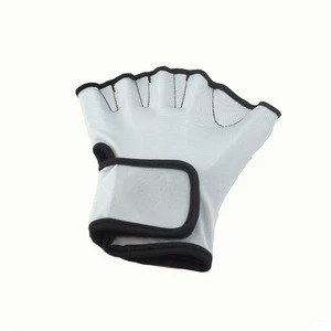 force fin silicone webbed swimming gloves neoprene swimming
