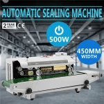 Fr-900 0-12m/Min Sealing Speed Continuous Bag Sealer Continuous Sealing Machine